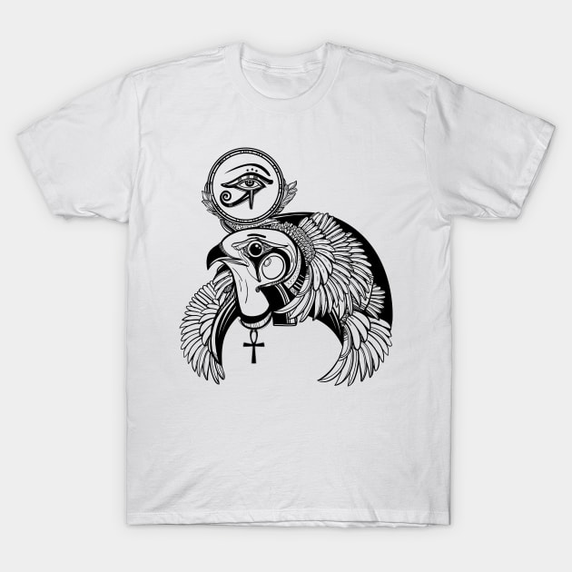 Eagle Ancient Egyptian T-Shirt by DISOBEY